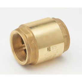 Brass 2-in FIP x 2-in FIP In-Line Check Valve - Lead-Free