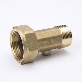 Brass 1/2-in MIP x 1/2-in FIP Coupling - Lead-Free