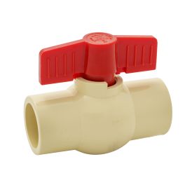 CPVC 1-in SOLVENT x 1-in SOLVENT Ball Valve
