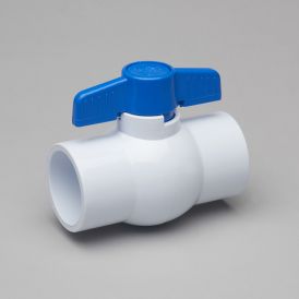 PVC 2-in SOLVENT x 2-in SOLVENT Ball Valve - Non-Potable