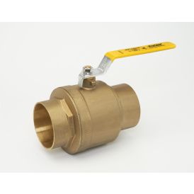 Brass 2-1/2-in SWT x 2-1/2-in SWT Ball Valve - Lead-Free