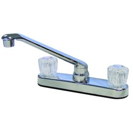 Two Acrylic Handle Less Spray - Chrome