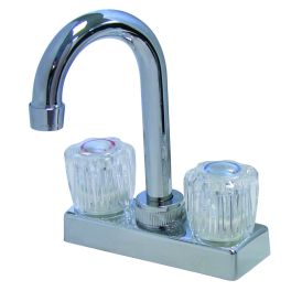 Two Acrylic Handle - Chrome