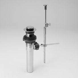 Plastic Pop-up Drain with Stainless Steel Trim