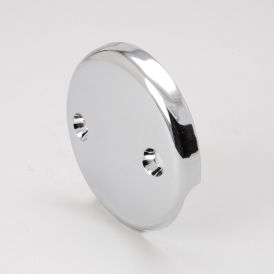 Chrome Plated 2-hole Bath Overflow Face Plate