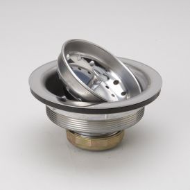 Stainless Steel Sink Strainer 4-1/2-in Flange