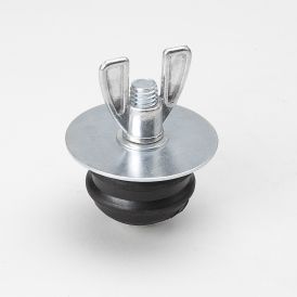 Galvanized Steel 1-1/2-in OD Test Plug