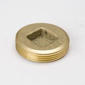 Brass 1-1/2-in NPT Countersunk Plug