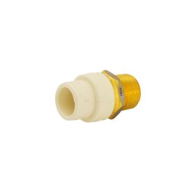CPVC 1/2-in SOLV x 1/2-in MIP Brass Transition Adapter