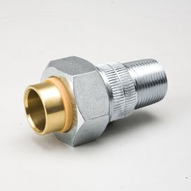 Galvanized Steel 1/2-in MIP x 1/2-in SWT Dielectric Union