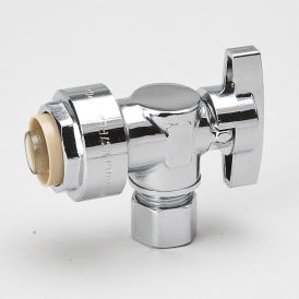 Chrome Plated Brass 1/2-in PF x 1/4-in COMP Angle Stop