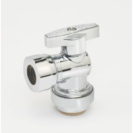 Chrome Plated Brass 1/2-in PF x 7/16-in SLIP Angle Stop