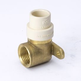 1/2-in Brass FIP x 1/2-in SOLV CPVC Drop Ear Elbow