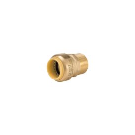 3/4-in PF x MIP Brass Push Fit Male Adapter