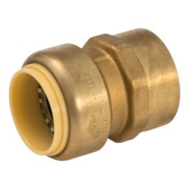 1-in PF x FIP Brass Push Fit Female Adapter