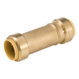 1-in PF Brass Push Fit Repair Coupling