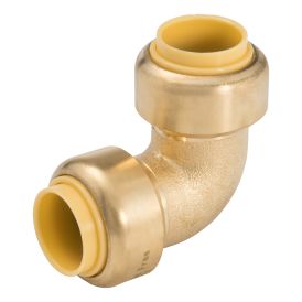 1/2-in PF Brass Push Fit 90 Elbow