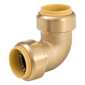 1-in PF Brass Push Fit 90 Elbow