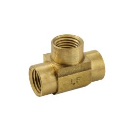 Brass 1/4-in FIP x 1/4-in FIP x 1/4-in FIP Tee