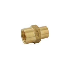 Brass 1/4-in FIP x 1/8-in FIP Reducing Coupling