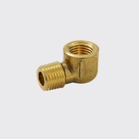 Brass 1/4-in MIP x 1/4-in FIP Street Elbow