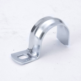 Galvanized Steel 1/2-in 1-Hole Strap (10-Bag)
