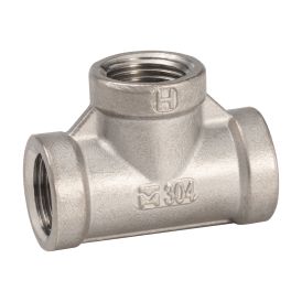 Stainless Steel 304 3/8-in FIP Tee
