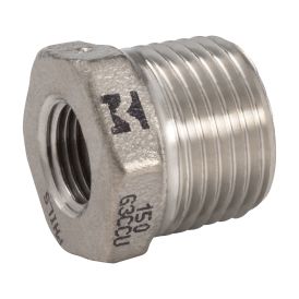 Stainless Steel 304 3/8-in MIP x 1/8-in FIP Hex Bushing