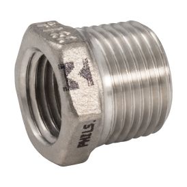 Stainless Steel 304 3/8-in MIP x 1/4-in FIP Hex Bushing